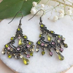 Vintage Glam Dangle Earrings